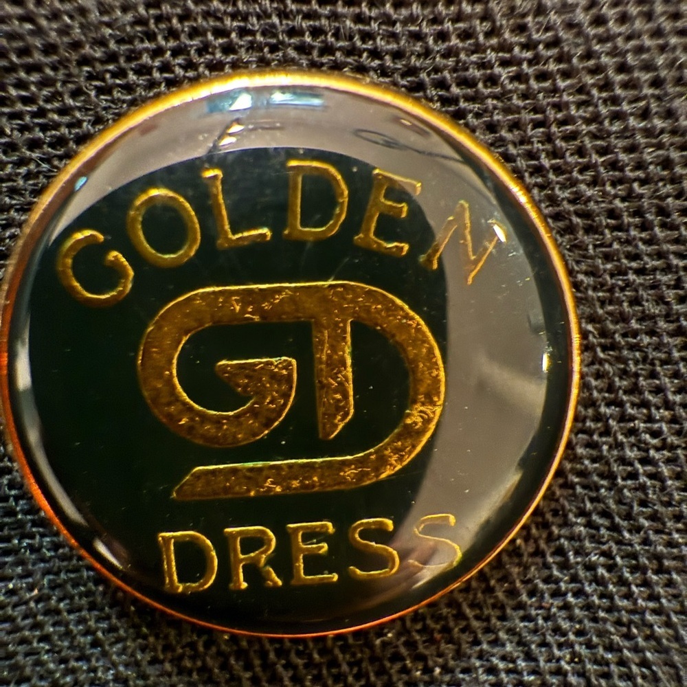 Vintage Golden Dress Black Equestrian Show Jacket Made in Germany Size 14 - Picture 8 of 16